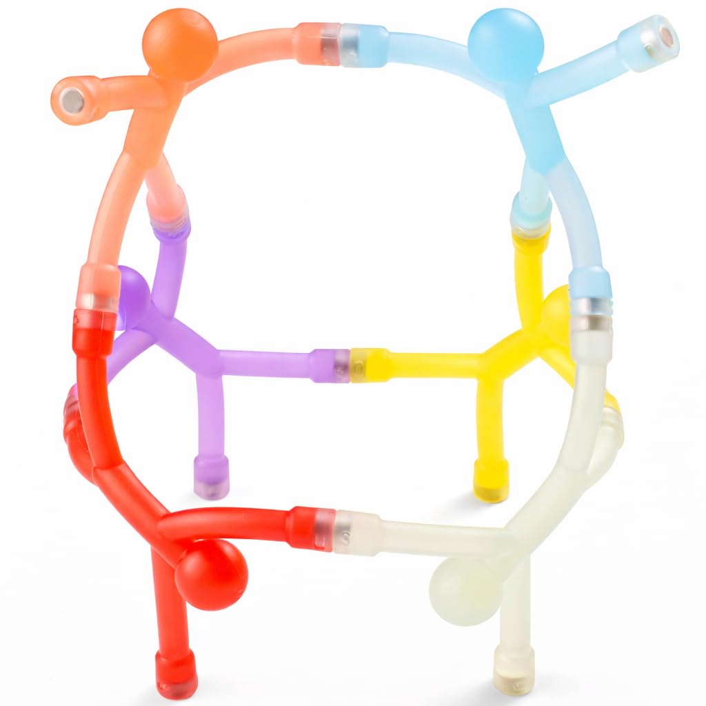 12 Pcs Magnetic Men Fidget Toys – Travel Figures & Fun Fridge Magnets for Kids, Sensory Desk Toys for Stress Relief, Easter Party Bag Fillers, Classroom Rewards & Small Gifts — view 8