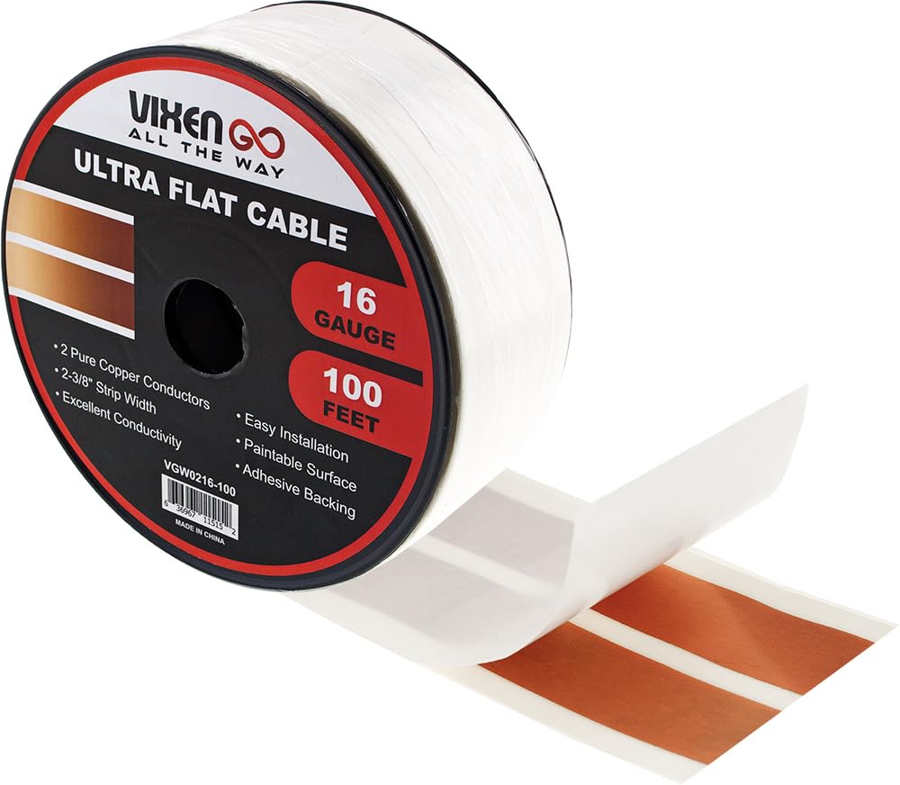 Amazon.com: Vixen Go Hidden Flat Wire 2 Conductor 16 Gauge