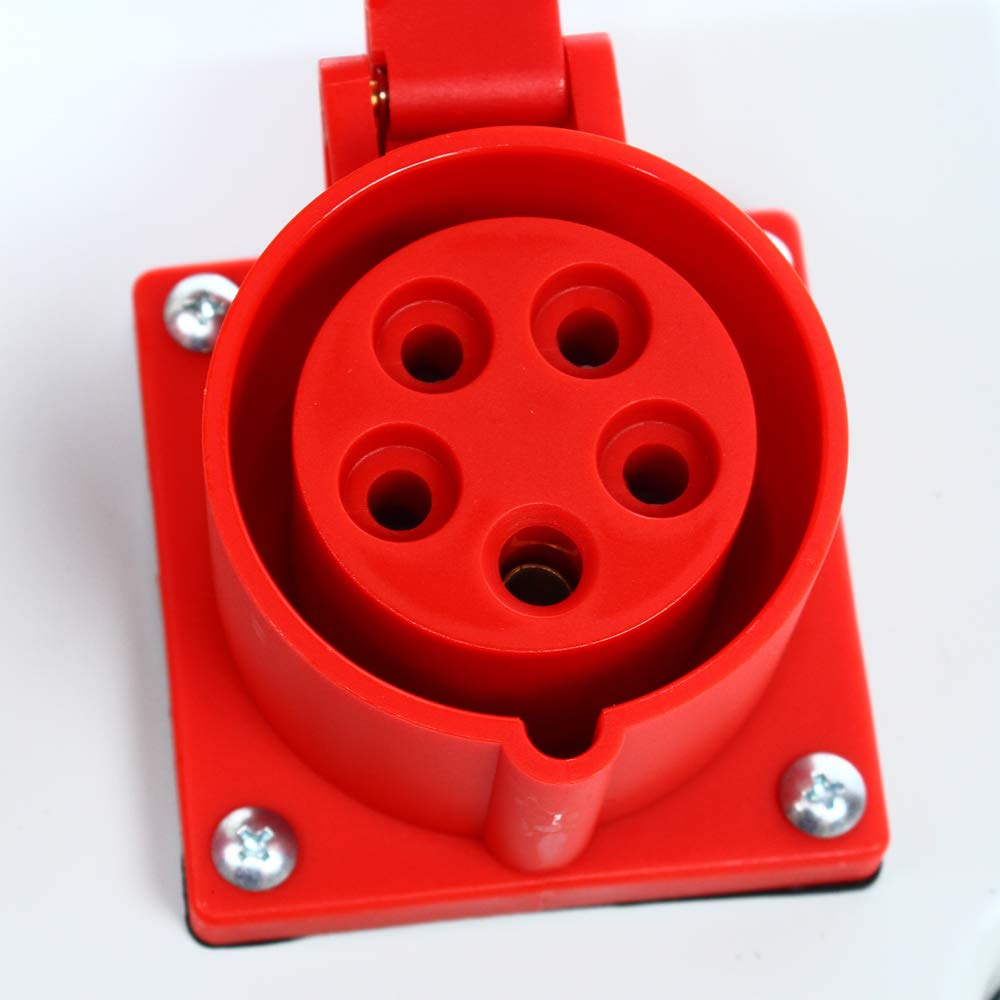 Scatola di Distribuzione Da Parete Impermeabile 16+4 Volt – Quadro Elettrico di Alimentazione Industriale, Resistente, Adatto per Uso Professionale e Domestico