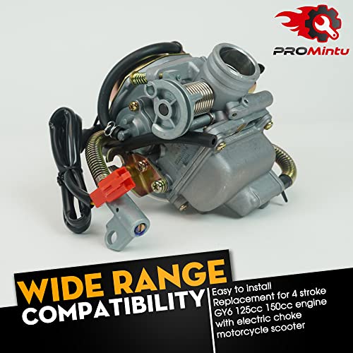 PROMintu Carburetor Carb Replaces For American YardSport Sportworks YS200 200 XLT UTV 14925 150cc Engine, 4 stroke GY6 ATVs, Scooters, Mopeds 150cc Go Kart Engine, 150cc Dune Buggie Engine - Thumbnail 3