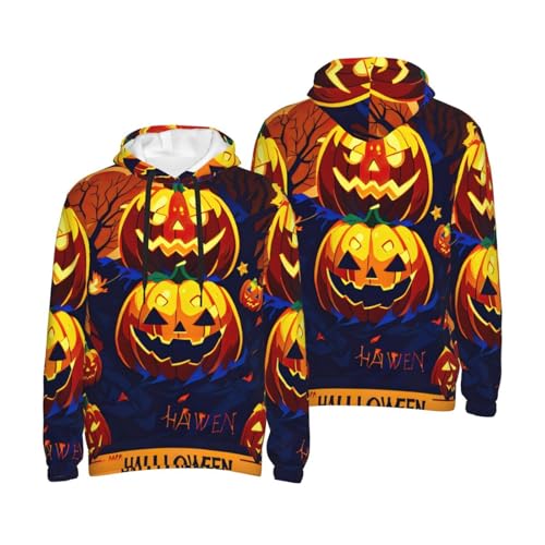 Pull à capuche citrouille d'Halloween idéal pour la superposition