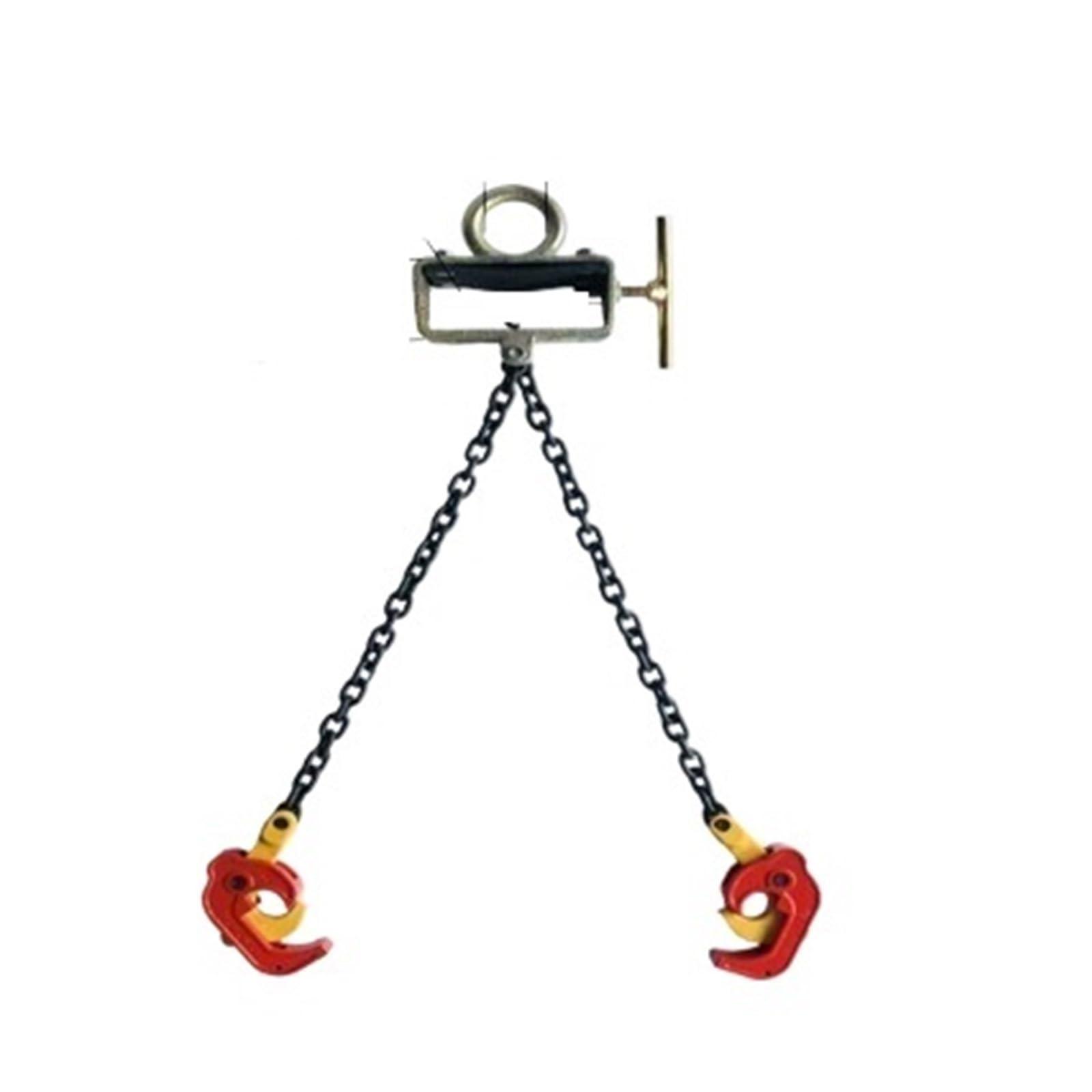 MYUYEE Chain Hoist, Chain Sling,1Ton Die Forging Iron Oil Drum Lifter Clamp Plastic Bucket Barrel Tank Can For Forklift Tire Repair Tools,Flexible Enough