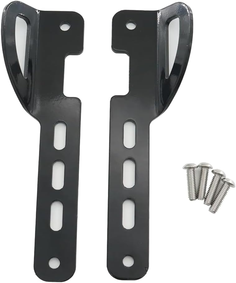 Liru Fork Trailer Hook Front Tie Down Brackets Brackets Holder Aluminum Black for Harley for Touring Street Glide FLHX 2024 1 Pair