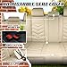 ADERN Car Seat Covers for Land Rover LR4 2010-2016, Premium Nappa Leather Car Seat Cover, Stylish Sport Seat Covers， Automobile Seat Cover Sets.(Luxury 2 Seats/Beige)