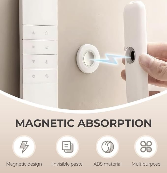 Image of Bluetooth Selfie Remote, Rechargeable Scrolling Remotes for Smartphones & Tablets, iOS & Android Compatible (Magnetic Remote Holder-6Pcs)