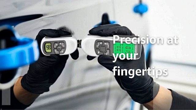Image of Paint Thickness Gauge, HD Backlit Display Coating Thickness Meter