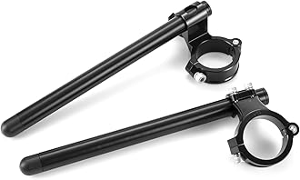 Φ41mm clip ons handlebar 1" riser fit for motorcycle fork tube Φ41mm,cafe racer build sport bikes modified clip on bars Φ 7/8" CNC aluminum Machined