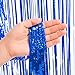 Dark Blue Tinsel Backdrop Streamers - GREATRIL Party Streamers Backdrop Foil Fringe Curtains for Birthday/Bachelorette/Bridal Shower/Wedding/Engagement Decorations - 1m x 2.5m - Pack of 2