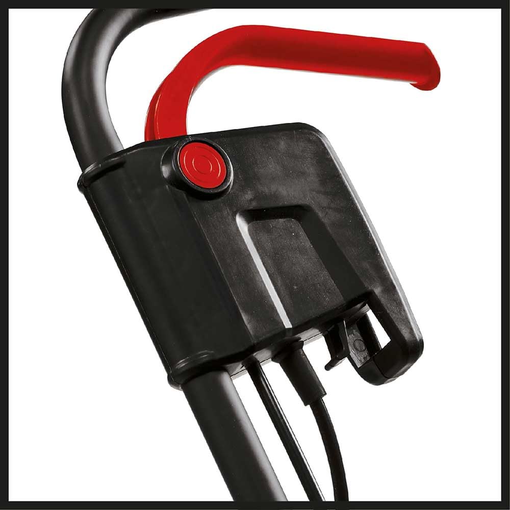 Einhell - Escarificador y aireador eléctrico para césped, 1200 W, 28 L, Cable de 10 m, 3 Profundidades de Trabajo, escarificador y aireador cambiables - GC-SA 1231/1 rastrillo de eliminación para