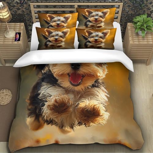 Parure de lit ours polaire 3D 260x220 cm en microfibre - 5