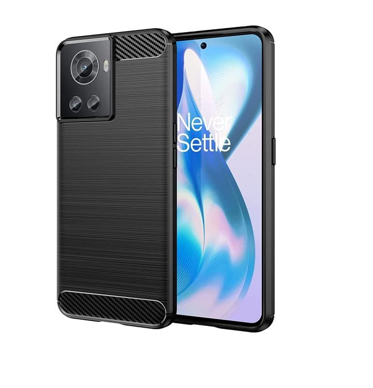 Image of Hybrid Carbon Fiber Back Case for OnePlus 10R (Black)