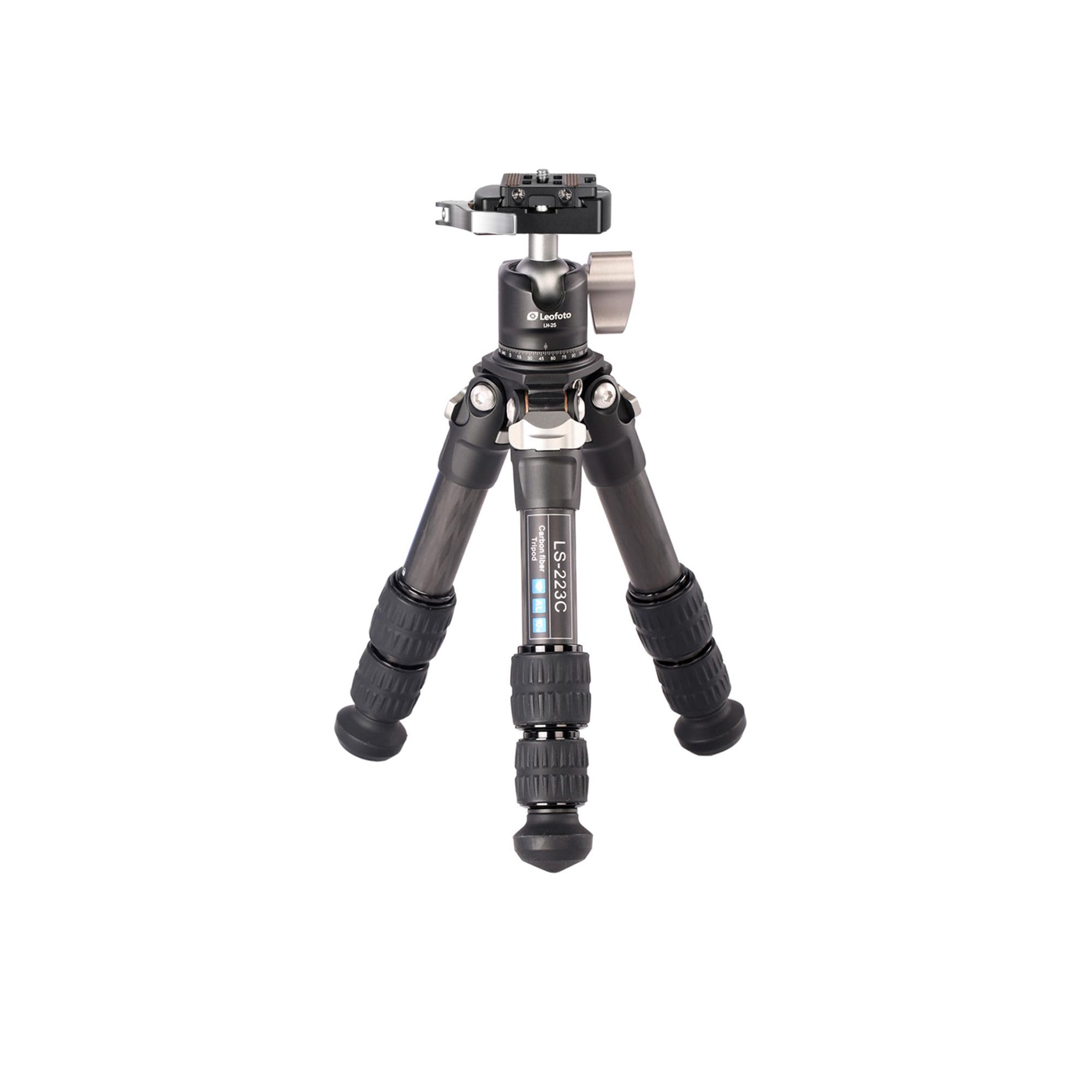 Leofoto LS-223C+LH-25LR Travel Tripod, Table Tripod, Ranger Series
