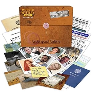 Murder Mystery Party Case Files: Underwood Cellars for 1 or more players ages 14 and up