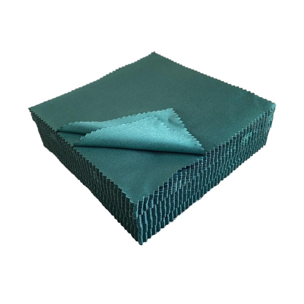 100pcs 150x150MM Verde Occhiali Cleaner Panno di Pulizia In Microfibra Per Lente Telefono Salviette di Pulizia Dello Schermo Occhiali Accessori