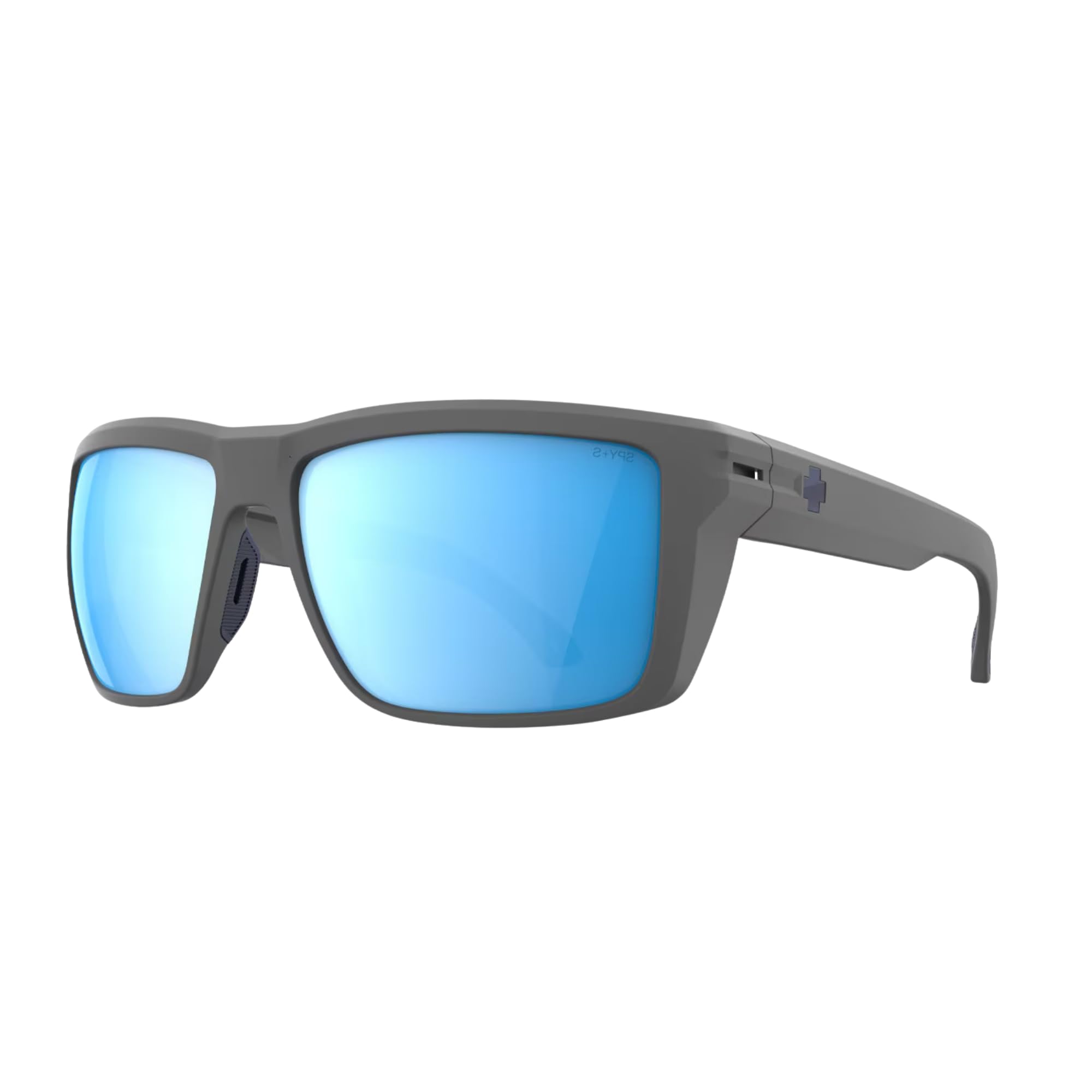 Spy Overhaul 59MM Wraparound Rectangular Sunglasses for Men + BUNDLE with ACCESSORY EYEWEAR KIT
