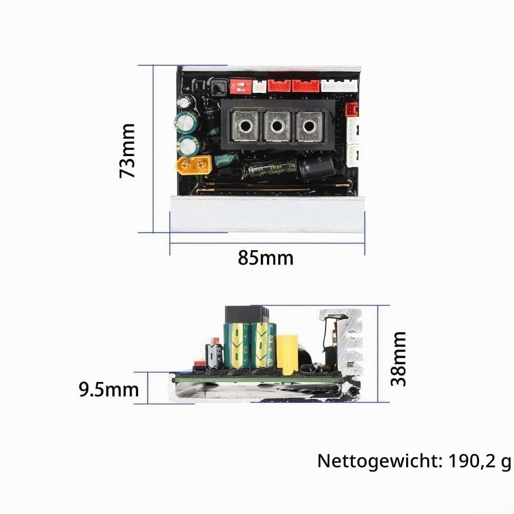 Für Ninebot Scooter-Controller, kompatibel mit F2 F2 Pro F2 Plus Modellen, Armaturenbrett-Zubehör für Geschwindigkeits- und Batterieüberwachung, aus Aluminium