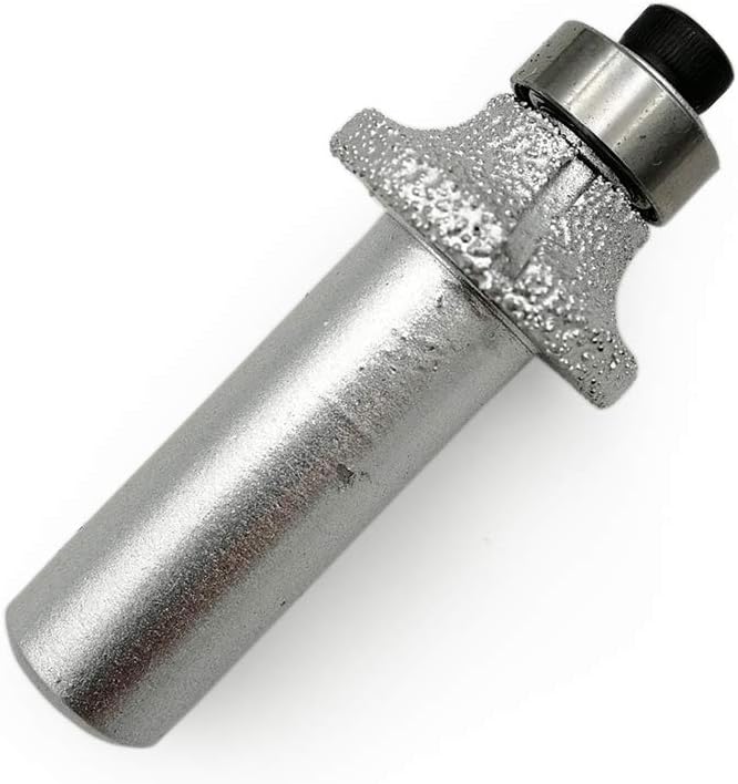SHDIATOOL 1/2 Inch Shank Round-Over Router Bits 06MM Radius Corner Rounding Edge-Forming Marble Granite Quartz Stone