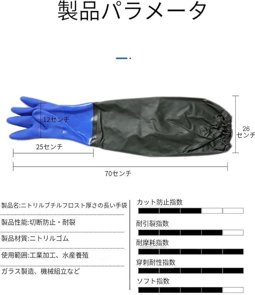 Amazon.co.jp: [ZMZZZX] ゴムグローブロング ゴム手袋ロング 長