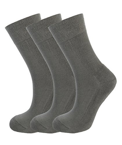 Chaussettes bambou gris contre la transpiration des pieds et les ampoules de marche