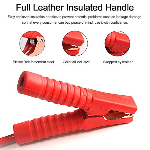 Cabo de emergência para carro, KKmoon 4 metros 150 A, cabo jumper, cabo de bateria de carro Kires-Se