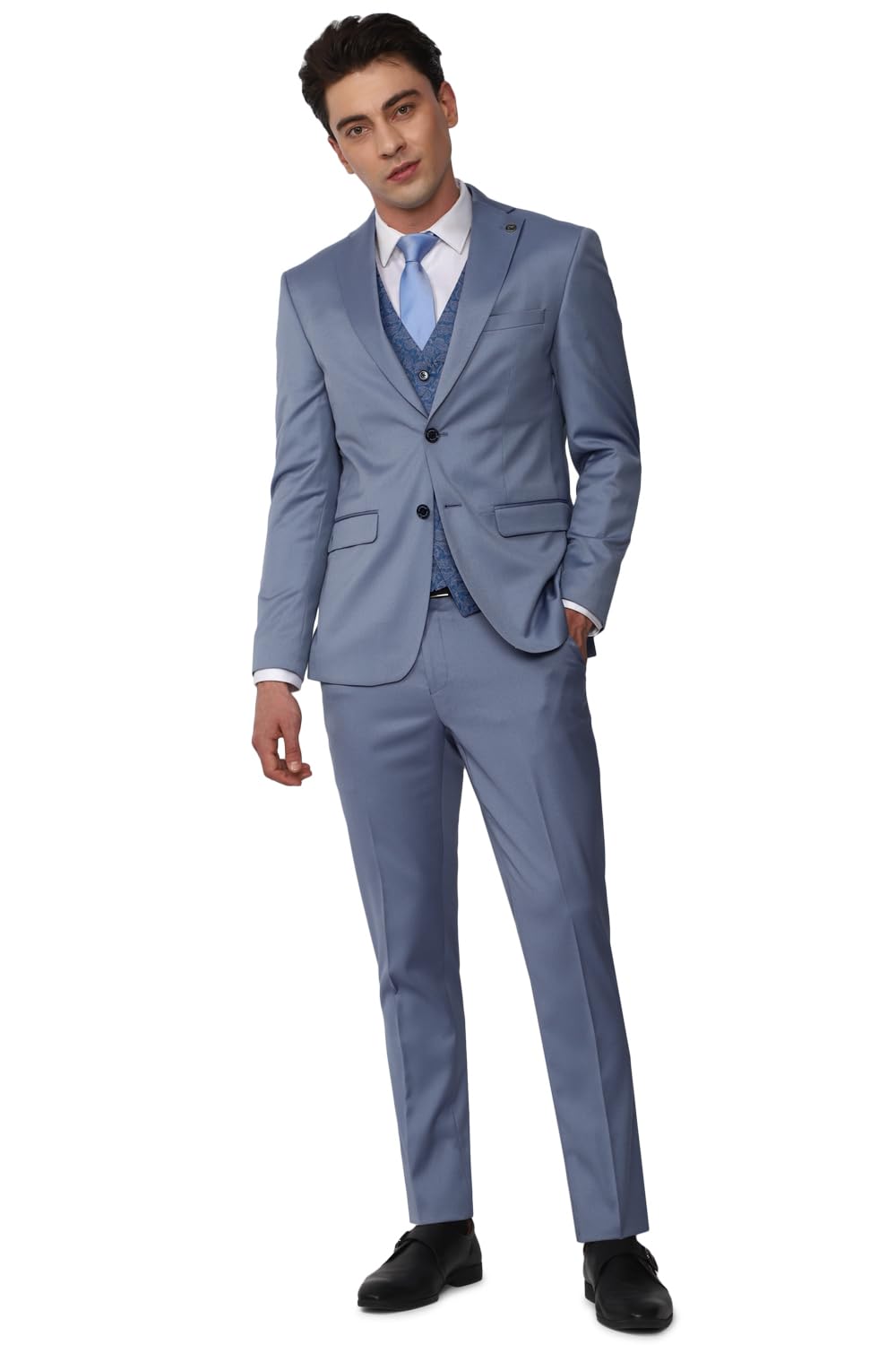 peter england Men Three Piece Suit-picture-29