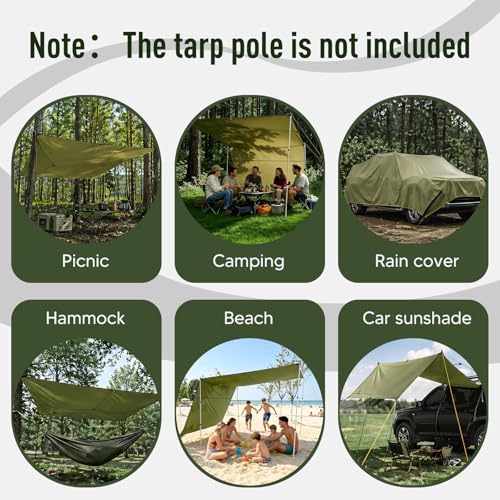 17x10FT Lightweight Camping Rain Fly