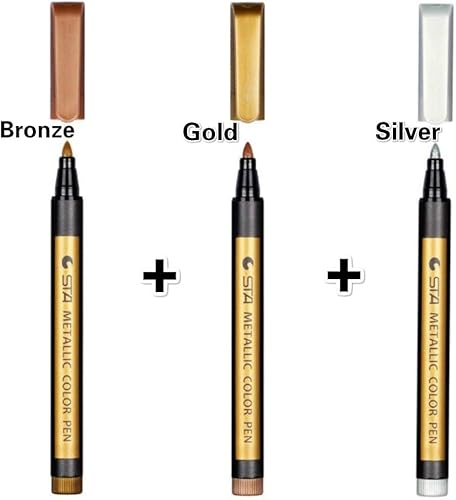 Miniatura 3 de ONWINPOR - Juego de rotuladores metálicos para sellar cera, para decorar cera, sellador de cera, para sellar cera, palitos de cuentas, herramienta