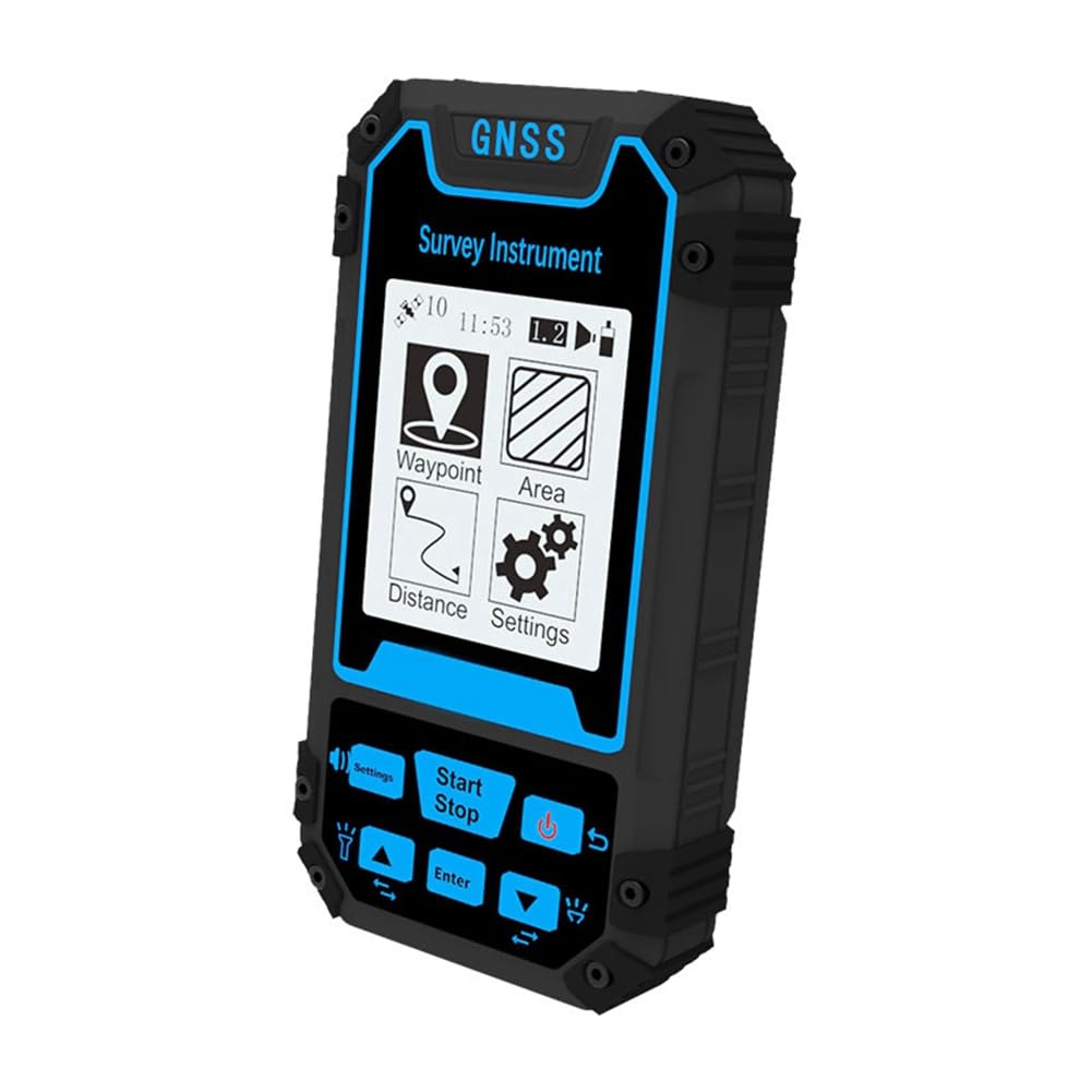 Instrumento de Medición de Área GPS Profesional Recargable GNSS para Encuestas de Terreno Medición de Distancia en Pendiente de Montaña
