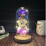 Demanca バラ 造花 Lechin 24Kゴールドローズ 枯れない花 金メッキローズ LEDライト付き電池式 薔薇 花束 プレゼントバレンタインデー 母の日 誕生日 結婚記念日 クリスマス 新年 お祝いに適用 彼女への贈り物プレゼントクリスマスプレゼントお正月プレゼントです (N)