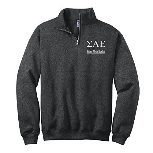 Sigma Alpha Epsilon Quarter Zip Pullover Sweatshirt