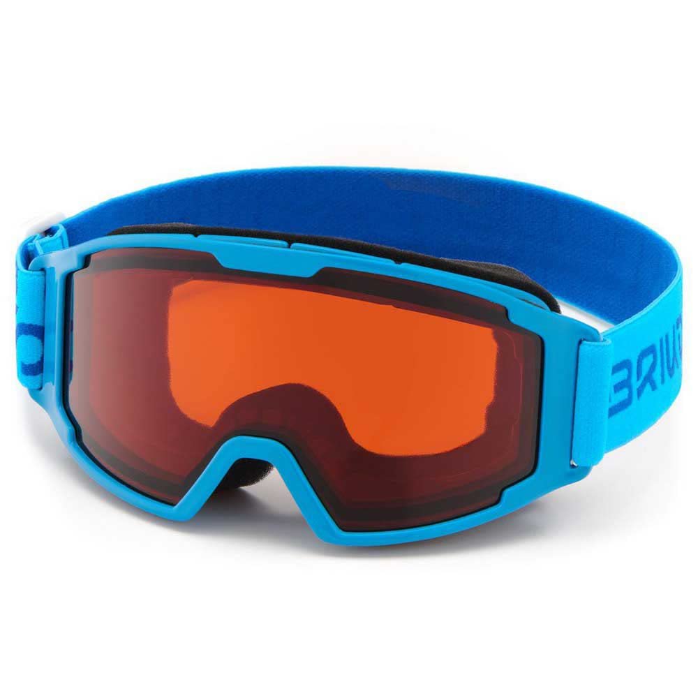 Briko Masque de Ski Enfant (6-12 Ans) Saetta Sky Blue