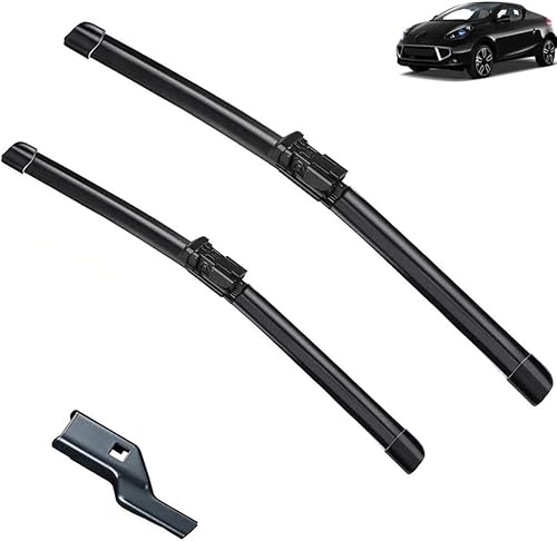 Wiper Front Car Wiper Blades Compatible with Renault Wind 2010-2013 Windshield Windscreen Front Window Accessories 24"+16" (Color Right Steering24