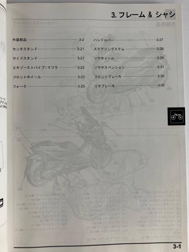 Amazon.co.jp: フォルツァ/FORZA/NSS250A/ABS（2BK-MF15/8BK