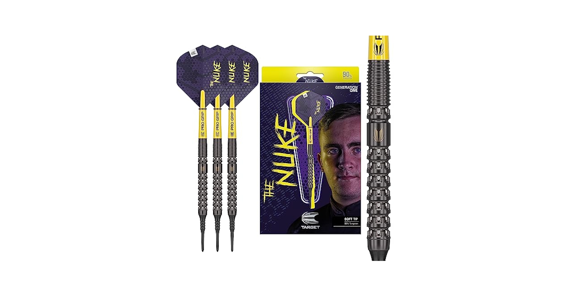 Amazon.com : TARGET Darts Luke Littler G1 19G 90% Tungsten