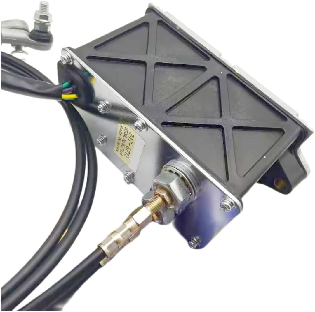 309-5954 227-5212 157-3177 247-5212 Throttle Motor with 2 Cables 7 Pins for Caterpillar Excavator E320C E320D E312C E312D Engine 3066 C6.4 Stepper Motor Replacement Parts