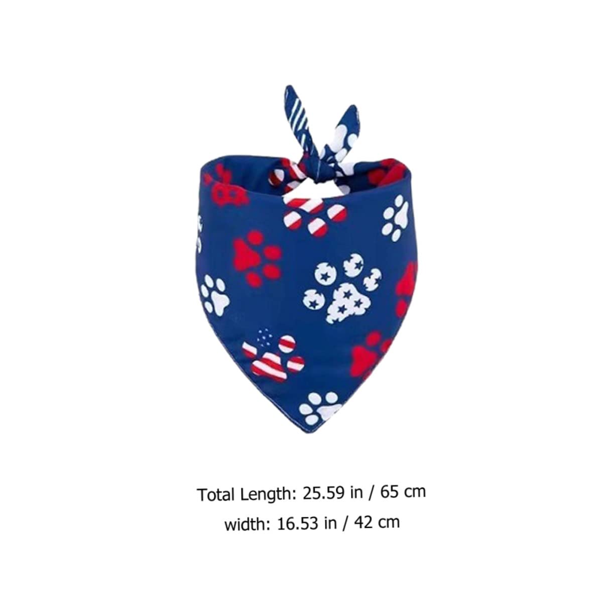 INOOMP 20pièces Bandanas pour Chiens Et Écharpes Décoratives Thématiques pour Fête De Indépendance Accessoires Lavables pour Animaux De Compagnie
