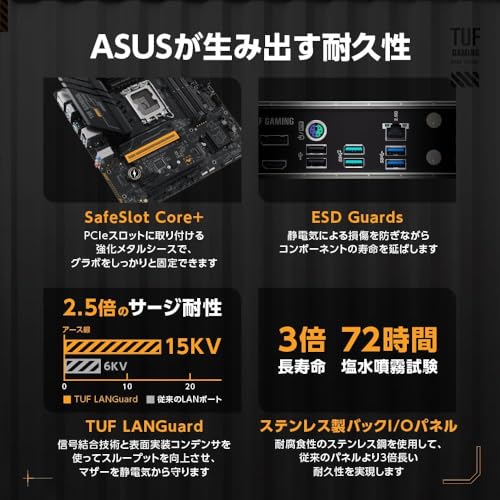 ASUS GAMING B760M-E D4 の商品画像 1