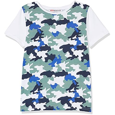 RED WAGON Camiseta Camuflaje para Niños Gris Cover