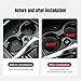 2Pcs Car Cup Holder Coaster for Dodge Challenger Durango SRT 392 Accessories Auto Anti Slip Cup Holder Insert Coaster Car Interior Accessories (392)