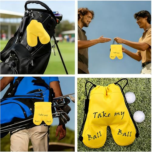 Bolsa de golf para bolas ideal como rellenos para calcetines de Navidad para papá 4