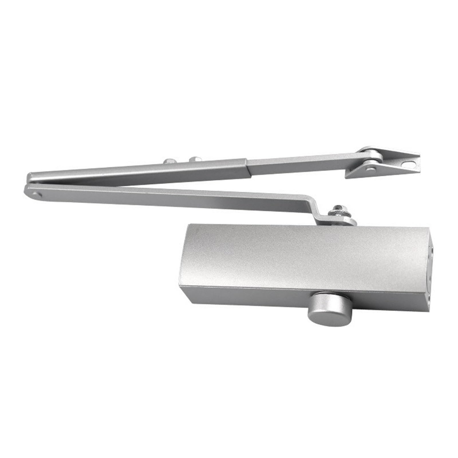 SWENEEN Slide Type Adjustable Automatic Spring Hydraulic Door Closer Overhead Mounting Closing Latching Security System Hand 25-45Kg Easy For Home Commercial Use,