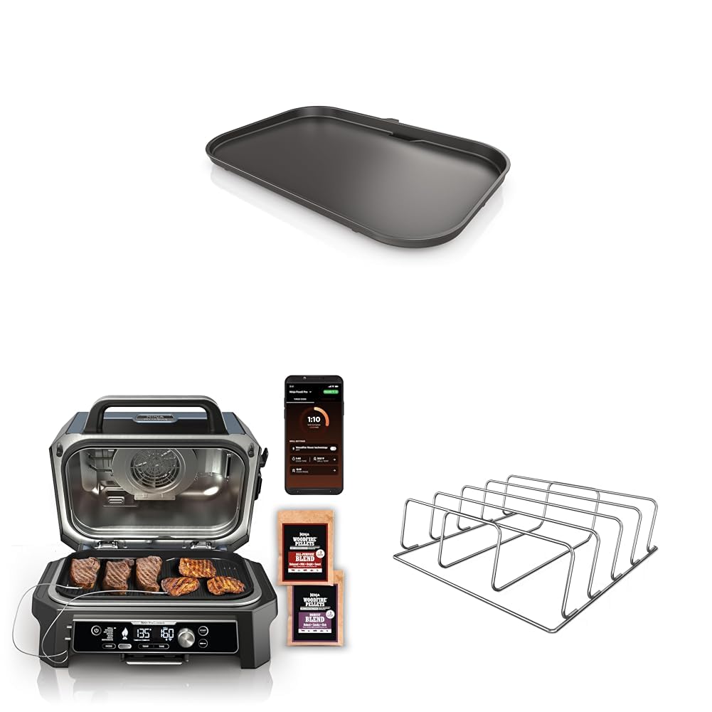 Amazon.com : Ninja XL Woodfire Outdoor Griddle & Grill & Smoker