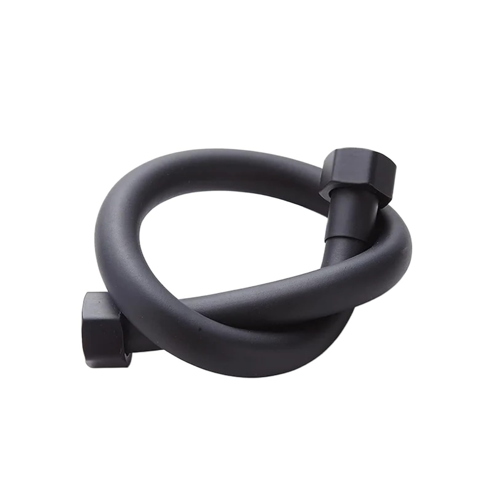 Fbanulpex Black Universal Chrome Shower Pipe, Shower Hose Pvc 15-100Cm High Pressure Explosion-Proof Connecting Pipe For Faucet Heater(100Cm)