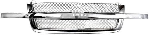Para Chevy Silverado 15002500 HD Grille Assembly 2003 04 05 2006  Malla  Cromo  Con barra central  BaseLSLT  Incluye plástico clásico 2007 disponible en Yaxa Peru