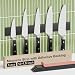 5 PCs Magnetic Tape - Knife Magnetic Strip with Adhesive Backing for Multipurpose Use as Magnet Tool Holder, Wall Knife Holder, Tool Rack, Knives Bar and Tool Stand for Garage and Kitchen Organizer