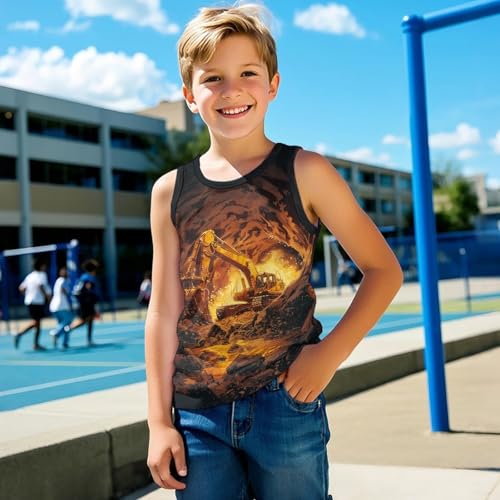 Kids Boys Tank Tops for Children Sleeveless Shirts for Girls2
