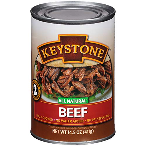 Keystone Meats All Natural Canned Beef, 14.5 Ounce - SET OF 2