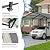 Heavy Duty 10x15 Metal Carport with Galvanized Steel Roof & Frame - Outdoor Storage Shed for Cars, Boats & Trucks, Gray