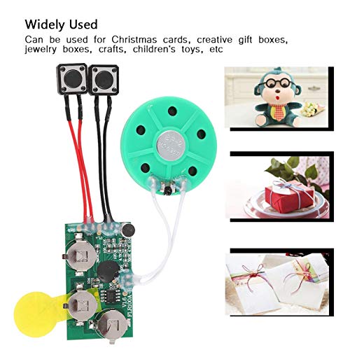 DIY Grußkarten-Chip 120 Sekunden beschreibbares Voice-Sound-Chip-Modul für Geschenkboxen/Einladungen