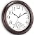 KECYET 12 Inch Outdoor Wall Clock with Thermometers, Vintage Silent Wall Clocks Battery Operated, Retro Non-Ticking Clock Decorative for Living Room, Patio, Kitchen, Office, Bathroom, Bedroom(Bronze)